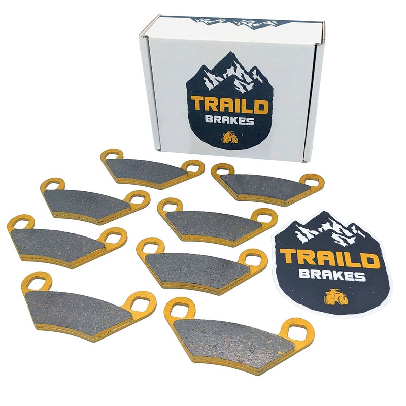 Traild Polaris Sportsman XP 1000/Touring XP 1000/850 High Lifter/X2 550 2010-2024 Ceramic Brake Pad Set Front & Rear - Image 1
